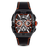 The Intrepid Chronograph - Midnight Diamond | Neon Orange