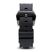 Black Silicone Strap With Black Buckle