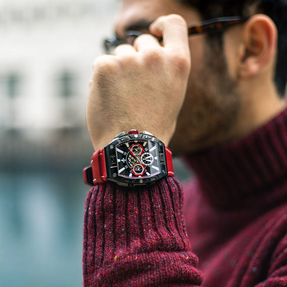 The Intrepid Chronograph - Red | Ralph Christian Watches
