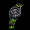 Green Camo Strap With Black Buckle