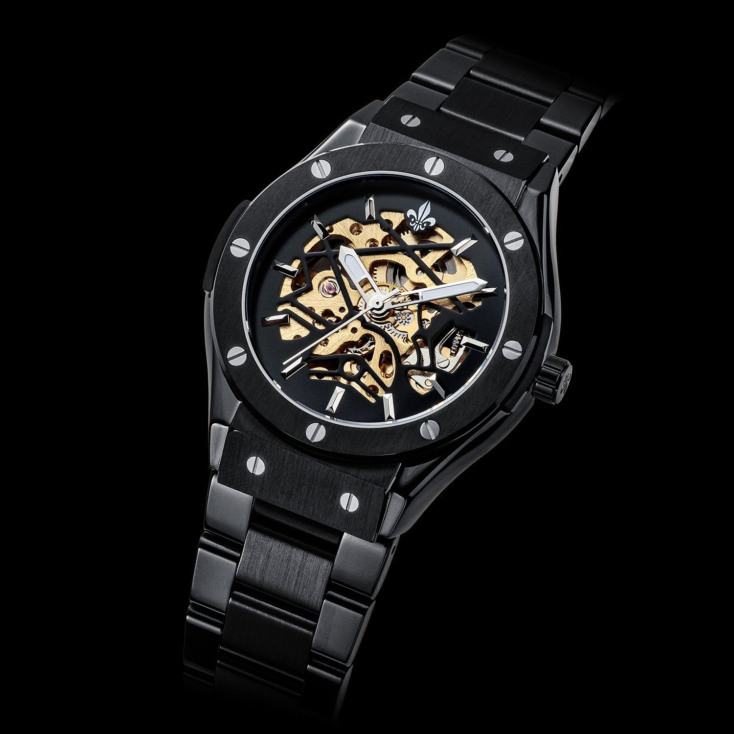 Prague Skeleton Metal Deluxe | Black | Ralph Christian Watches