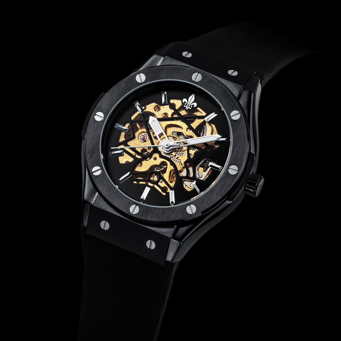 Prague Skeleton Automatic Deluxe | Black | Ralph Christian Watches