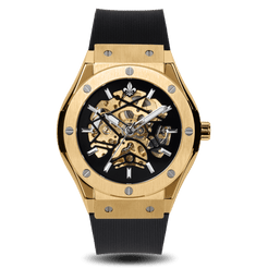 Prague Skeleton Automatic Deluxe - Gold