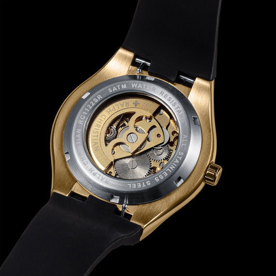 Prague Skeleton Automatic Deluxe | Gold | Ralph Christian Watches