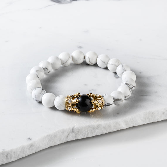 The Royal Howlite Bracelet