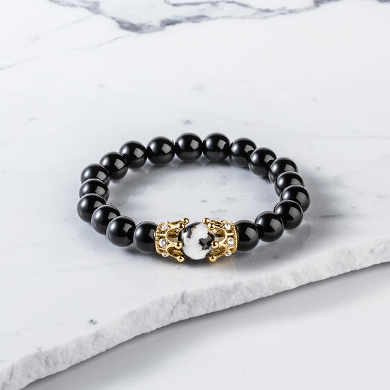 The Royal Obsidian Bracelet