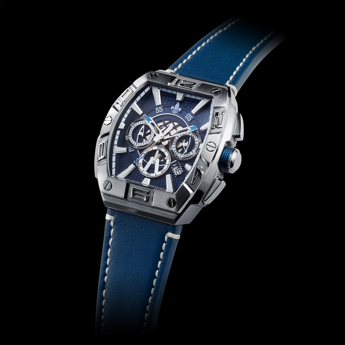 The Intrepid Chronograph - Blue | Ralph Christian Watches
