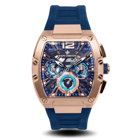 The Intrepid Sport | Rose Gold & Blue | Ralph Christian Watches