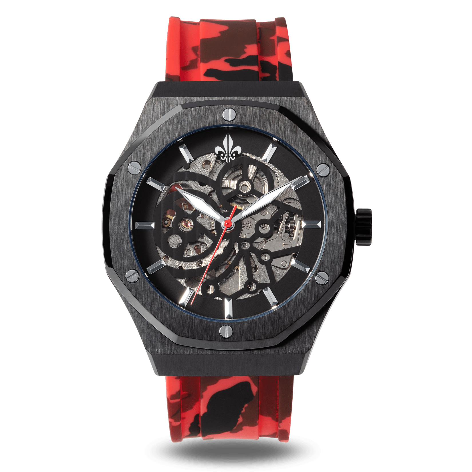The Maverick Steel | Camo Red | Ralph Christian Watches