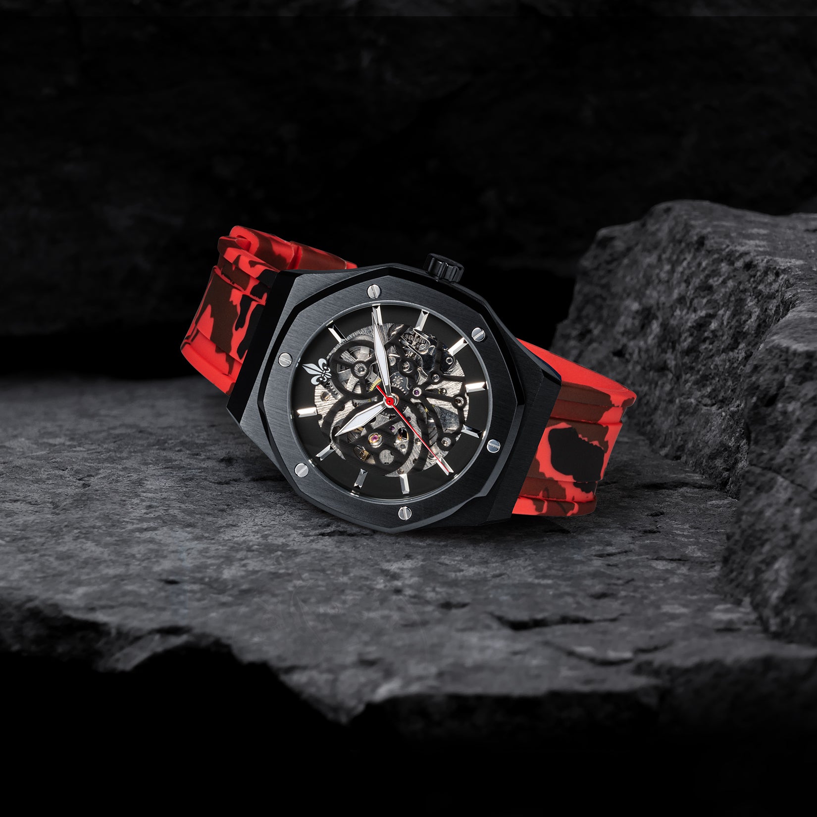 The Maverick Steel | Camo Red | Ralph Christian Watches